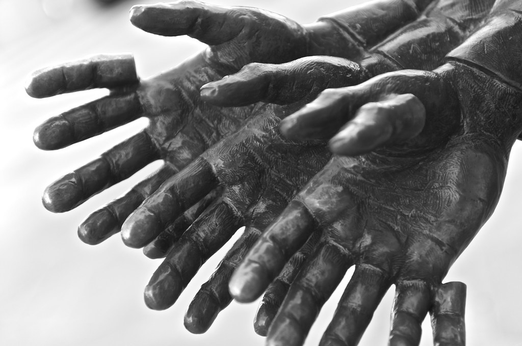 Shaking hands