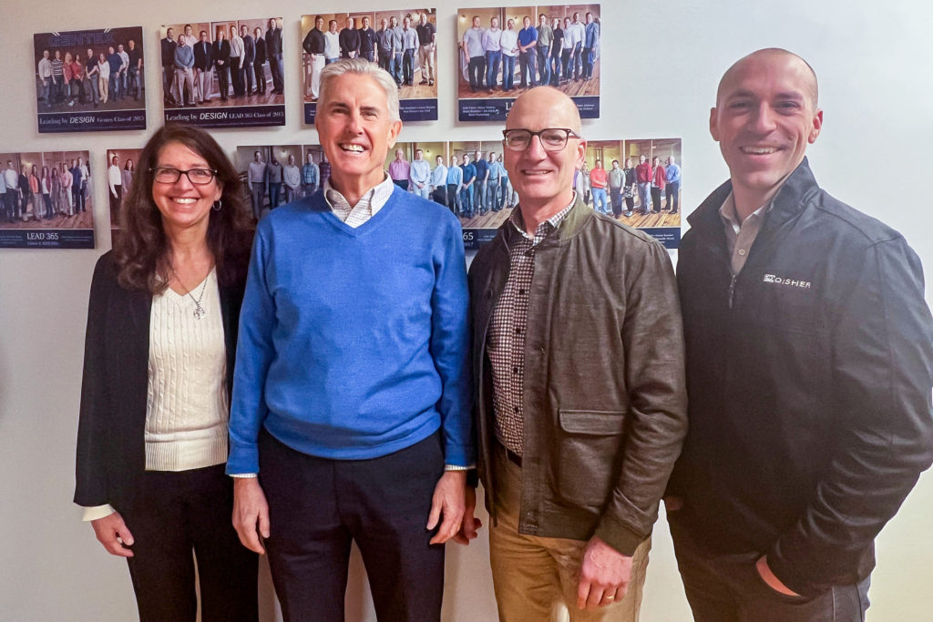 Leading By Design's Leadership Team with the DISHER Leadership Team