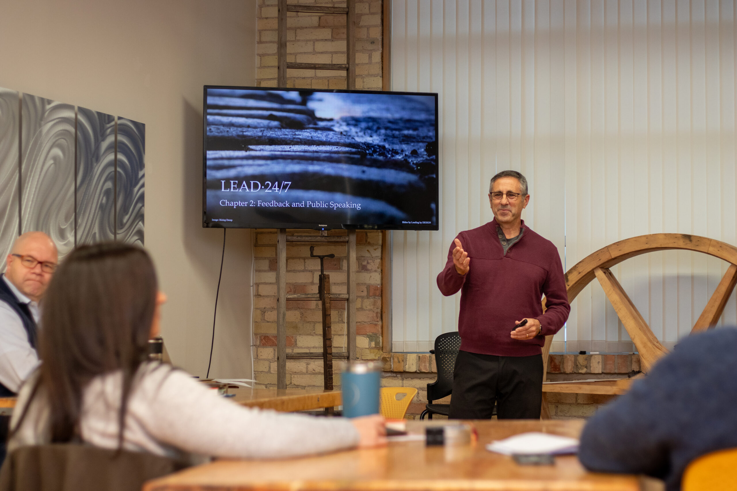 Gerald Alvaro teaching a LEAD 24/7 Class